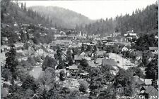 DUNSMUIR CALIFORNIA 1920s BIRDSEYE VIEW SISKIYOU COUNTY CA ANTIQUE POSTCARD   D9 picture