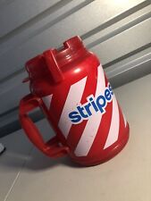 Stripes 64oz Bright Red Gas Station Tumbler Used No Straw  picture