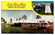 Ocean Shore Motel Miami Beach Florida Unused Postcard picture