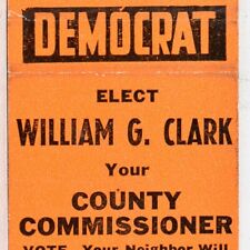 1950s William G Clark Cook County Commissioner Democratic Party Chicago IL #1 picture