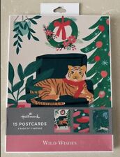 Hallmark 15 Postcards Wild Wishes Holidays Unique Christmas Cards (2021) picture