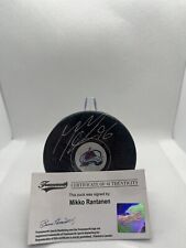 Mikko Rantanen Signed Puck Avalanche Autograph Series picture