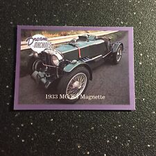 1933 MG K3 Magnette 1991 Dream Machines #46 USA picture