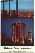 San Diego CA Holiday Inn Hotel Harbor View Postcard California picture