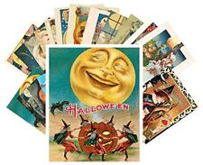 PIXILUV Vintage PostCards 24 pcs Halloween Pinup Witch Vintage Greeting Cards... picture