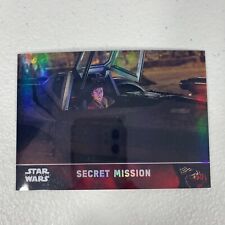 2016 Topps Chrome Star Wars Force Awakens SECRET MISSION #1 Refractor picture