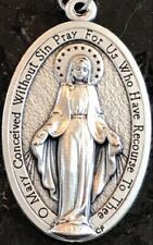 Catholic Miraculous Medal Mary Large XL 1+3/4
