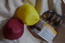 YOWIE Hippopotamus Toy New w/ capsule & insert 2