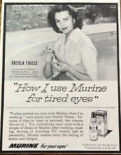 Murine For Your Eyes Ursula Thiess Chicago Vintage Print Ad 1944 #0167 picture