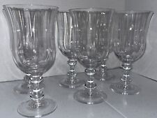 Set Of 6 MIKASA FRENCH COUNTRYSIDE Clear Wine Goblets Glasses 7 7/8 Crystal picture