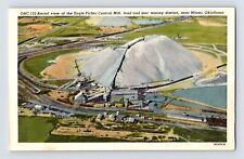 Postcard Oklahoma Miami OK Eagle Picher Mill Lead Zinc Aerial 1950s Unposted picture