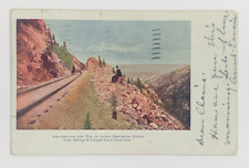 South Cheyenne Canon Colorado Springs & Cripple Creek Short Line Postcard 1905 picture