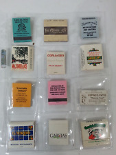 Vintage Lot Of 12 Matches Advertising Maximillian's, Garcia's, Los Olivos, etc. picture