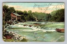 Trenton Falls NY-New York, Trenton Falls Vintage Souvenir Postcard picture