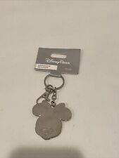 NEW Disney 100% Authentic Minnie Mouse Birthstone Metal Keychain- June picture