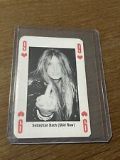 1993 Kerrang Music Card King Metal Playing Cards Skid Row Sebastian Bach Card picture
