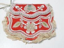 ANTIQUE 1860-70s  MIC MAC PASSAMAQUADY INDIAN BEADED BOTH SIDES POUCH picture