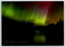 Northern Lights Aurora Borealis Vintage Postcard Continental picture