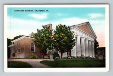 Arlington VA-Virginia, Curtis Lee Mansion Vintage Souvenir Postcard picture