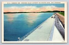 Cherokee Dam Tennessee Valley Authority Holston River East TN Vintage Postcard  picture