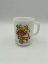 VTG Rare 1981 Orange Blossom & Marmalade Milk Mug Glass Anchor Hocking Fire King picture