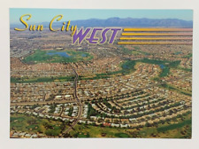 Aerial View of Sun City West Arizona Postcard Unposted picture