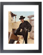 Guy Williams as Zorro in Classic TV Series Retro Framed & Matted Picture Photo picture