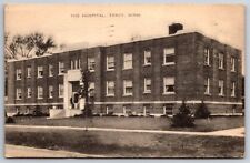 Tracy Minnesota~The Hospital Bldg Exterior View~B&W~PM 1941~Vintage Postcard picture