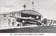 FL 1930’s VERY RARE Florida Taylor Field Airport in Ocala, FLA - Marion County picture