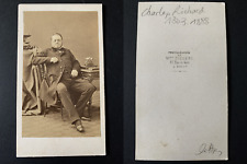 Disderi, Paris, Charles Richard Vintage cdv albumen print.1803_1888Conservat picture