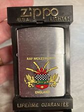 NEW ZIPPO RAF MOLESWORTH ENGLAND AIR FORCE LIGHTER picture