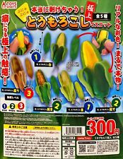 Really peel off Punyu Punyu Corn Mascot Superb 5Types (Gacha Complete) 729Y picture