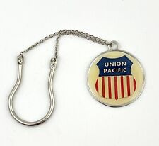 Union Pacific Railroad Keychain Key Ring Logo US Flag Patriotic Train Railway picture