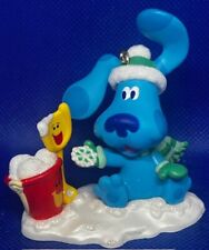 Hallmark 2002 Keepsake Blue's Clues The First Snow Christmas Ornament picture