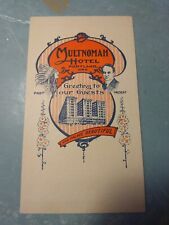 Vintage 1920s Multnomah Hotel of Portland Oregon Palace Beautiful Guest Brochure picture