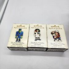 Lot of 3 Hallmark 2005 Huntington Collection Scoops Cass Rob Ornament Halloween picture