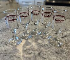 USAIR Club Cordial Footed  shot glass Set Of 5 picture