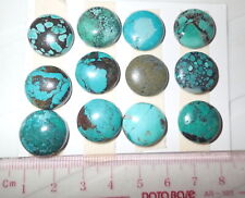 Turquoise Stone Round 16x16 mm Flat Cabochon 115.5 Carat 12 pieces 23.1 g Lot A picture