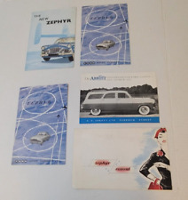 4 Ford Consul/Zephyr Vintage Automobile Brochures picture