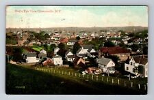 Gloversville NY-New York, Birds Eye View of Town, c1908 Antique Vintage Postcard picture