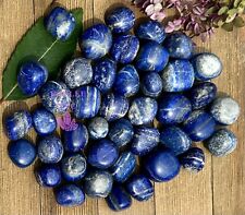 Wholesale Lot 2 Lbs Natural Lapis Lazuli Tumble Healing Energy Nice Quality picture