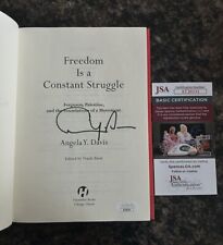 Angela Davis Signed Autographed Freedom Is A Constant Struggle Book JSA COA picture