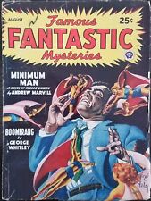 FAMOUS FANTASTIC MYSTERIES - AUGUST 1947 - VIRGIL FINLEY COVER - NICE CONDITION picture