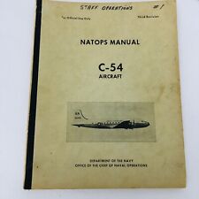 NATOPS C-54 Manual Naval Air Training and Operating Procedures Letter 1967 Vtg picture