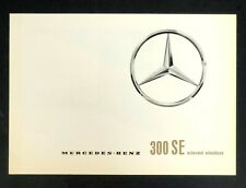1964 Mercedes-Benz 300 SE Sales Brochure Extended Wheelbase Prestige Touring Vtg picture