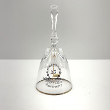 Schmid The Creative Hand 25th Anniversary Clear Crystal Cut Glass With Gold Trim picture