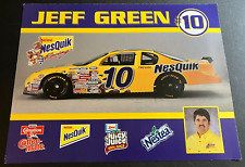 2000 Jeff Green #10 NesQuik Chevrolet Monte Carlo - NASCAR Hero Card Handout picture