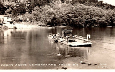 RPPC Truck on Ferry Above Cumberland Falls Kentucky KY Photo Postcard picture