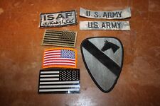 Lot of Military Veteran Patches 1st Cavalry Division 1CAV ISAF US Army picture