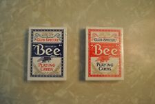 2 Wynn Bee Icon Casino Playing Card Decks 1 Red, 1 Blue Jumbo Index Tech Art NEW picture